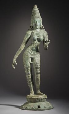 The Hindu Goddess Shridevi, 13th century. Creator: Unknown