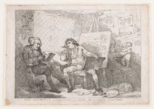 The Historian Animating The Mind of A Young Painter, 1784., 1784. Creator: Thomas Rowlandson