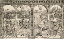 The history of Elector Friedrich I Palatine, c16th century. Artist: Master CS