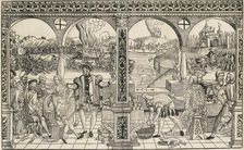 The history of Elector Friedrich I Palatine, c16th century. Artist: Master CS