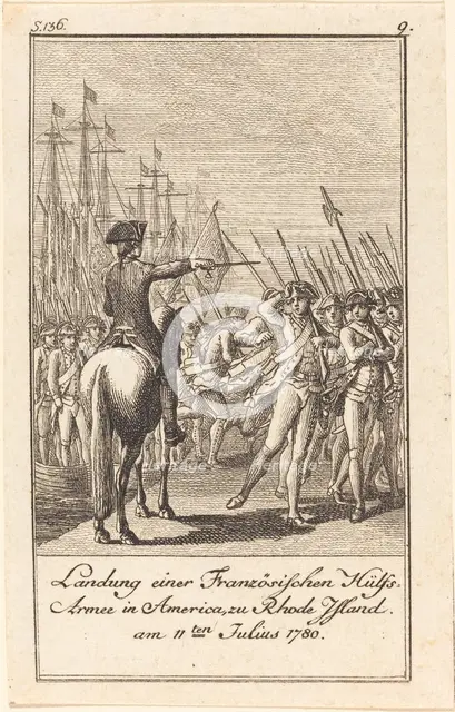 The History of the United States, 1783/1784. Creator: Daniel Nikolaus Chodowiecki.