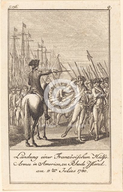 The History of the United States, 1783/1784. Creator: Daniel Nikolaus Chodowiecki.