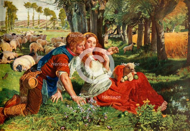 'The Hireling Shepherd', 1851, (1948).  Creator: William Holman Hunt.