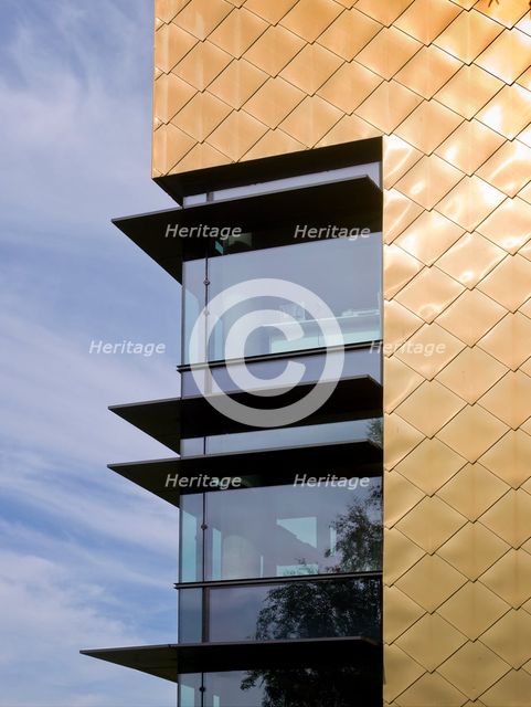 The Hive, University and public library, Sawmill Walk, the Butts, Worcester, Worcestershire, 2012. Artist: Steve Cole.