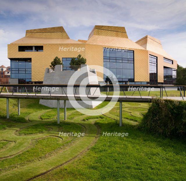 The Hive, university and public library, Sawmill Walk, the Butts, Worcester, Worcestershire, 2012. Artist: Steve Cole.
