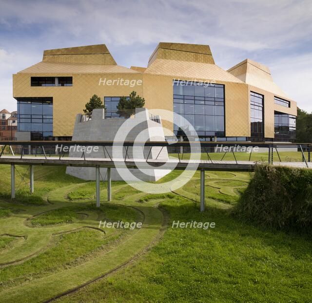 The Hive, university and public library, Sawmill Walk, the Butts, Worcester, Worcestershire, 2012. Artist: Steve Cole.