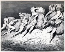 The hoarders and wasters, 1857. Creator: Doré, Gustave (1832-1883)