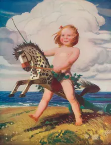 The Hobby Horse c1915, (1932). Artist: George Spencer Watson