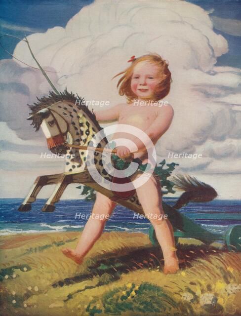 'The Hobby Horse', c1915, (1932). Artist: George Spencer Watson.