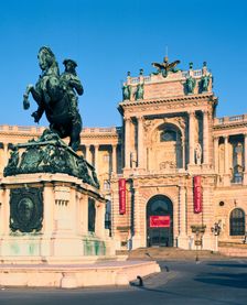 The Hofburg, Vienna, Austria. Creator: Peter Thompson