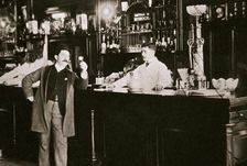 The Hoffman House Bar, New York, USA, 1900s