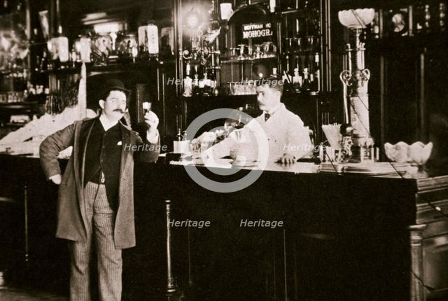The Hoffman House Bar, New York, USA, 1900s. Creator: Unknown.
