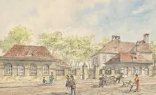 The Hohlweggasse in Vienna-Landstrasse, around 1890. Creator: Gustav Korompay
