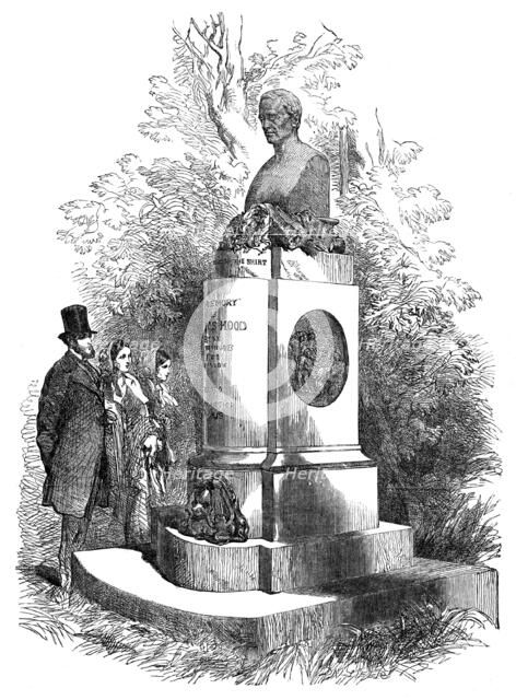 The Hood Memorial, at Kensal-Green, 1854. Creator: Unknown.