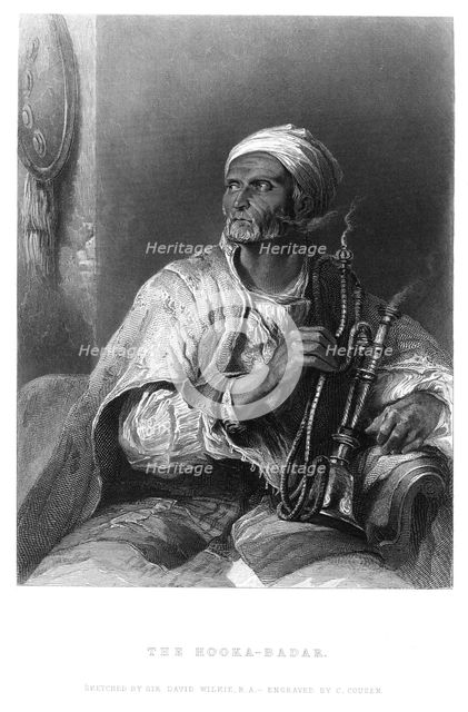 'The Hooka-Badar', c1820-1850.Artist: C Cousen