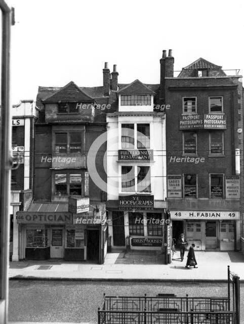 The Hoop and Grapes, Aldgate High Street, London, c1955.  Creator: Arthur Charles Kirby Ware.