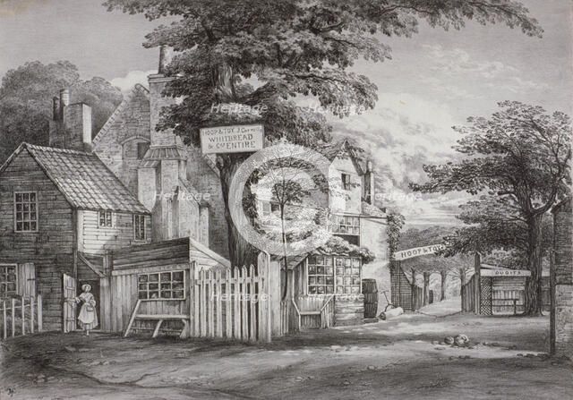 The Hoop and Toy Inn on Brompton Road, Kensington, London, c1820. Artist: Anon