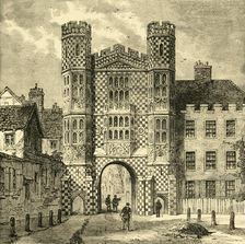 The Holbein Gateway, Whitehall (1881). Creator: Unknown