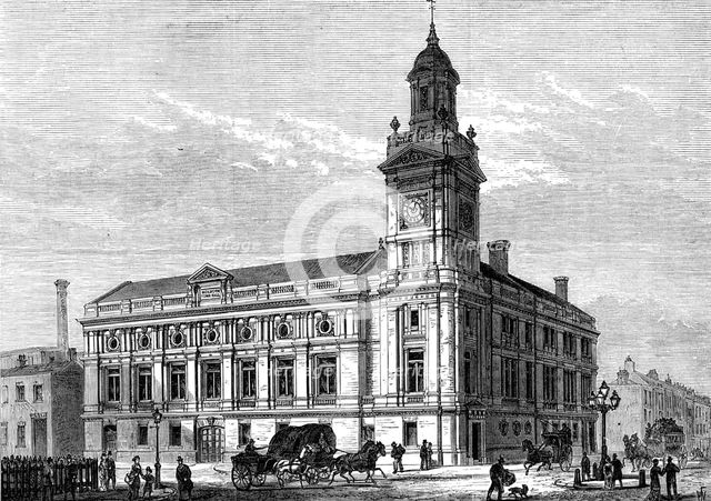 The Holborn Townhall, 1880. Creator: Unknown.