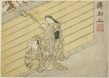 The Hole in the Wall, 1765. Creator: Suzuki Harunobu