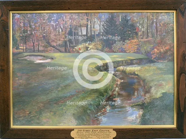 "The hole that Bobby Jones completed his Grand Slam (1930)", American, 1963. Creator: Unknown.