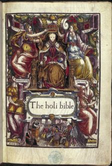 The holi bible 1569. Creator: Unknown