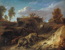 The Hollow Road, c. 1700. Creator: Cornelis Huysmans