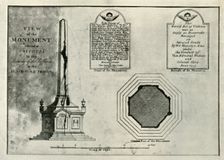 The Holwell Monument, c1820 (1925). Creator: Unknown