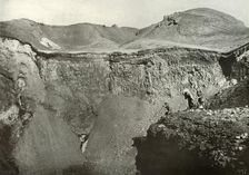 The Holy Crater of Fuji-San 1910. Creator: Herbert Ponting
