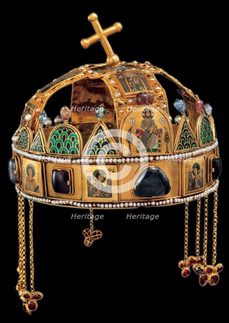 The Holy Crown of Hungary, 12th century. Artist: Historic Object  