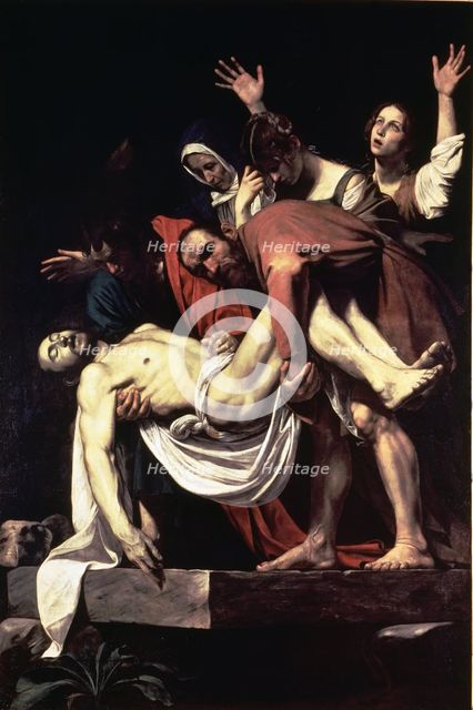 The holy burial', 1602 - 1604, Caravaggio.