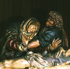 The Holy burial detail, by Juan de Juni