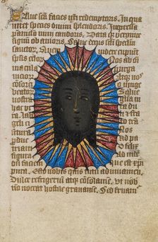 The Holy Face; Illustrated Vita Christi, with devotional supplements, about 1480-1490. Creator: Unknown