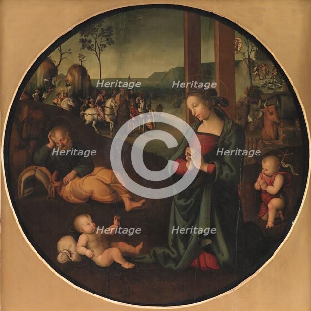 The Holy Family, 1465-1523. Creator: Perugino.