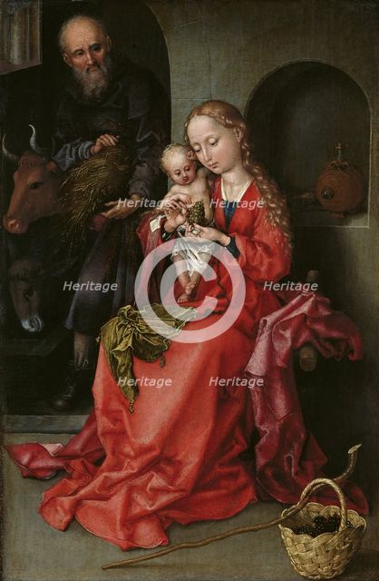 The Holy Family, 1480-1490. Artist: Schongauer, Martin (ca. 1445/50-1491)