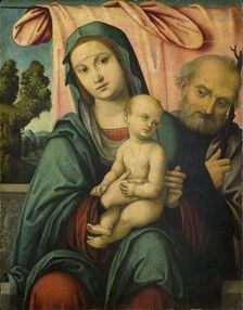 The Holy Family, 1490-1510. Creator: Lorenzo Costa