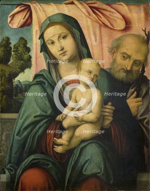 The Holy Family, 1490-1510. Creator: Lorenzo Costa.