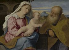 The Holy Family, 1513-1514. Creator: Palma il Vecchio, Jacopo, the Elder (1480-1528)