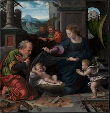 The Holy Family, 1515-1615. Creators: Workshop of Joos van Cleve, Unknown