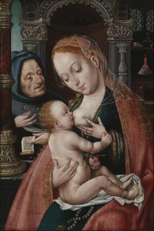 The Holy Family, 1521-1543. Creator: Workshop of Joos van Cleve