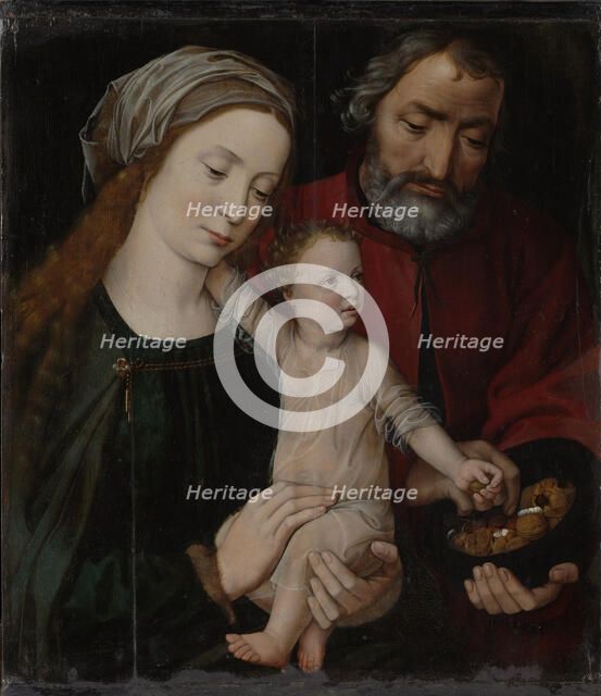 The Holy Family, 1525-1530. Creator: Benson, Ambrosius (1495-1550).