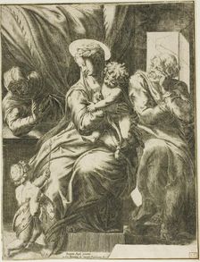 The Holy Family, 1568. Creator: Orazio de Sanctis