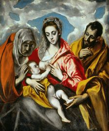 The Holy Family, 1595. Creator: El Greco, Dominico (1541-1614)