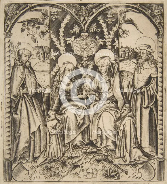 The Holy Family, 15th century., 15th century. Creator: Anon.
