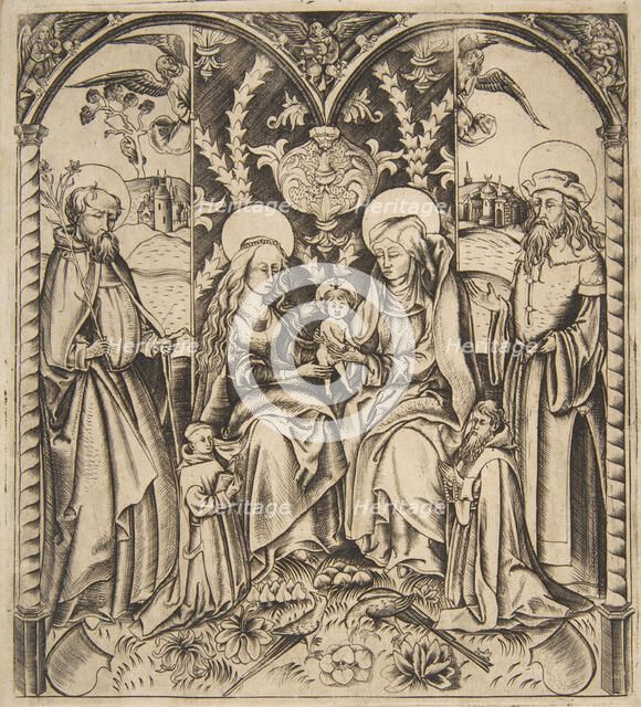 The Holy Family, 15th century., 15th century. Creator: Anon.