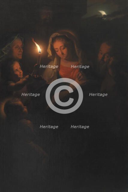 The Holy Family, 1600-1699. Creator: Godfried Schalcken.
