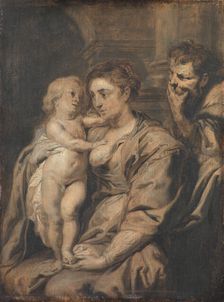 The Holy Family, 1630-1878. Creator: Peter Paul Rubens