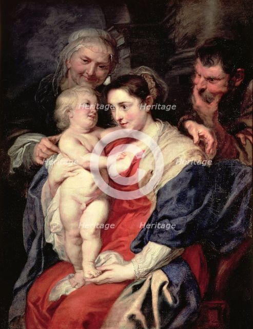  'The Holy Family', 1639, by Peter Paul Rubens.