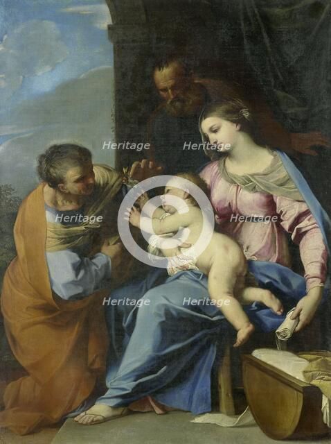 The Holy Family, 1640-1660. Creator: Raffaello Vanni.