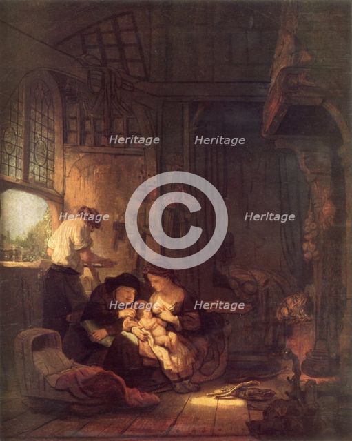 'The Holy Family', 1640, (1967). Creators: School of Rembrandt van Rijn, Ferdinand Bol.